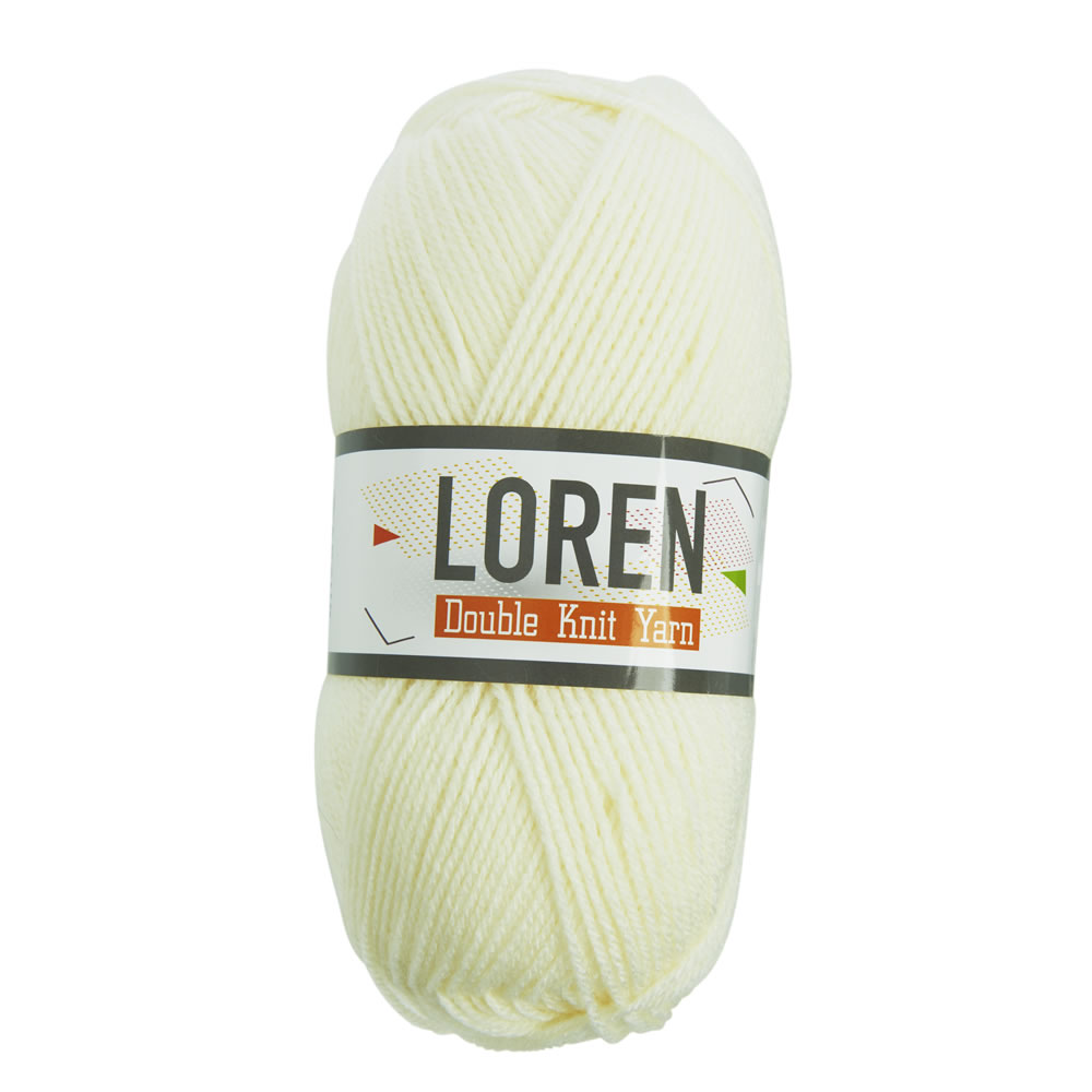 Loren Cream Double Knit Yarn 100g Image