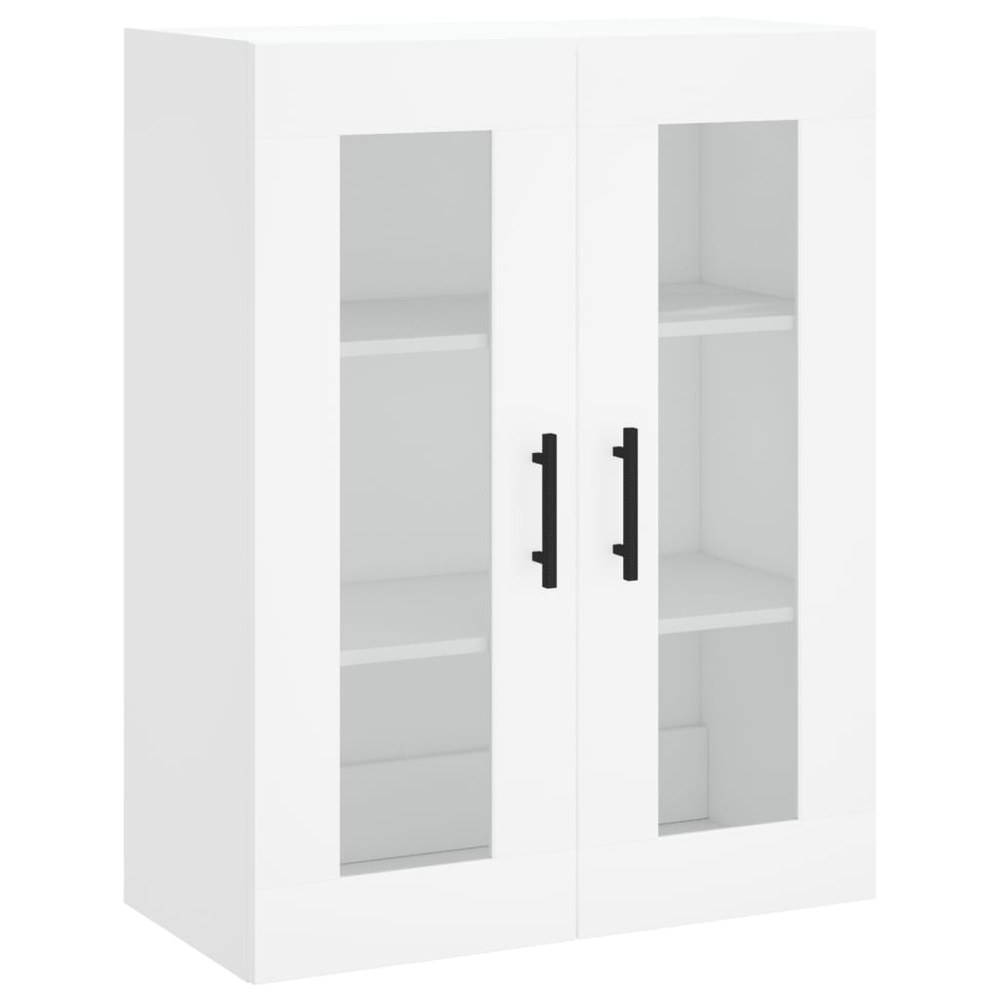 vidaXL 4 Door White Highboard Image 5