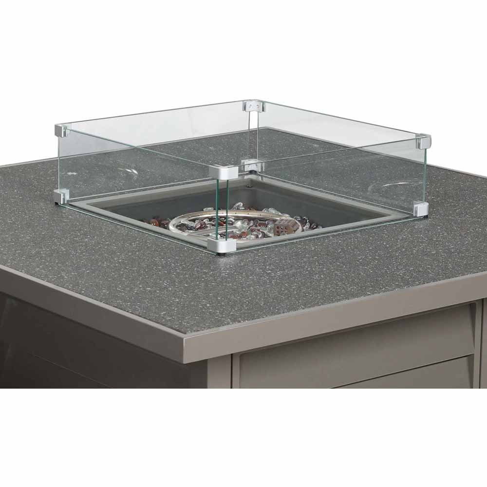 Royalcraft Mayfair 120 8 Seater Aluminium Corner Lounge Set with Fire Pit Image 5