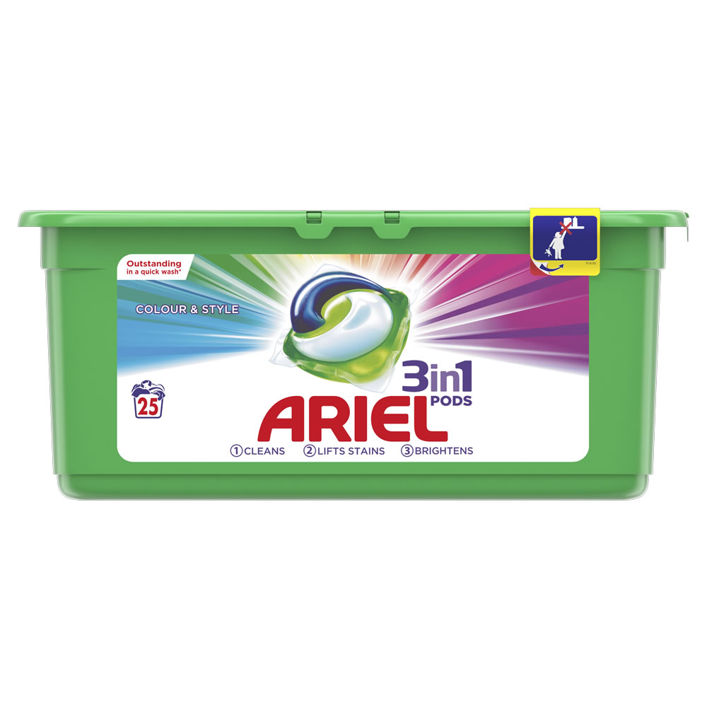 Ariel Colour 3 in 1 Pods 27 Washes Image