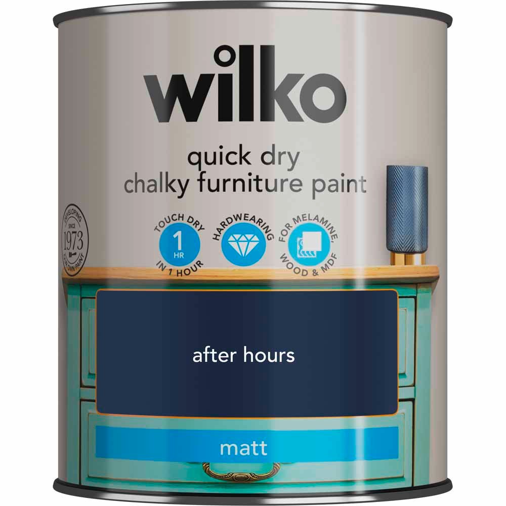 Wilko Quick Dry After Hours Furniture Paint 750ml Image 2