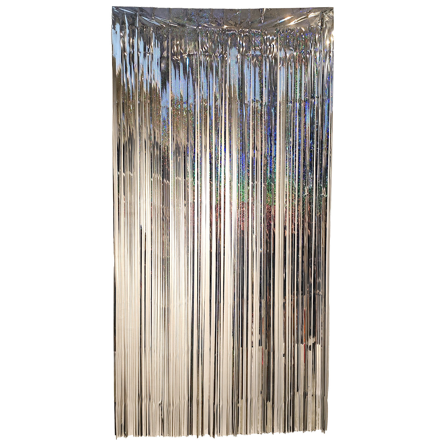 Holographic Door Curtain - Slilver Image