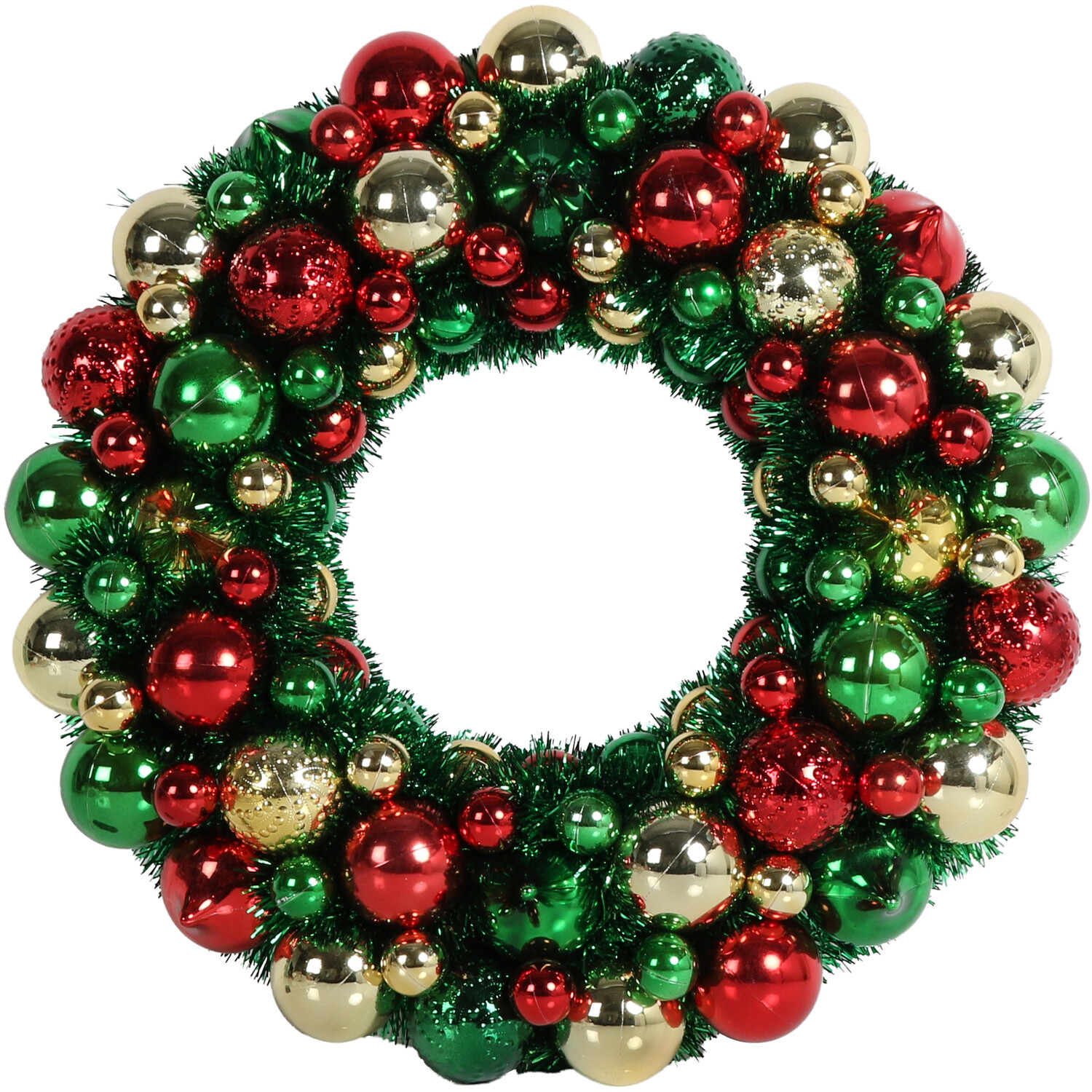 Traditional Bauble Wreath Image