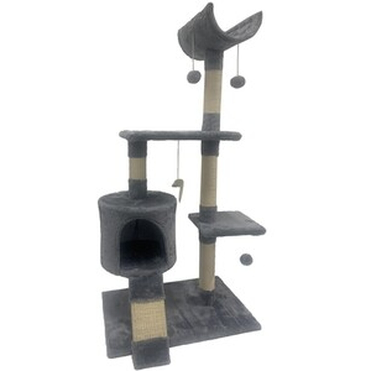 Hallworthy Cat Scratch Post - Grey Image 1