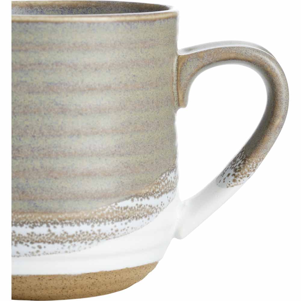 Wilko Stone Artisan Speckled Dipped Mug Image 3