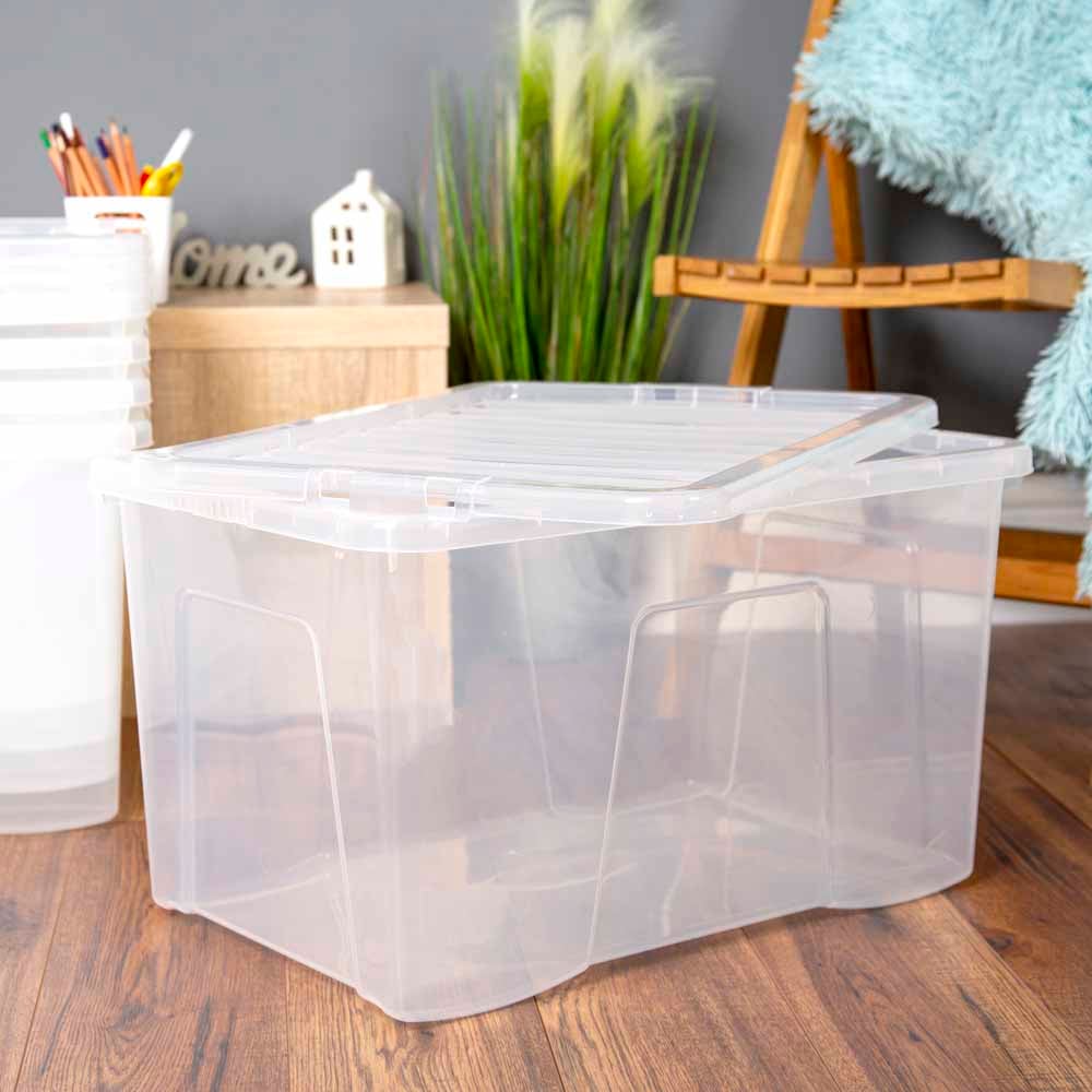 Wham 60L Crystal Storage Box and Lid 5 Pack Image 5
