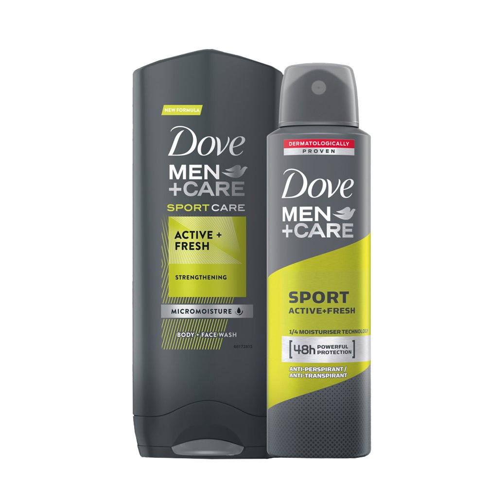 Dove Men+Care Sport Active+Fresh & Gym Towel Gift Set Image 4