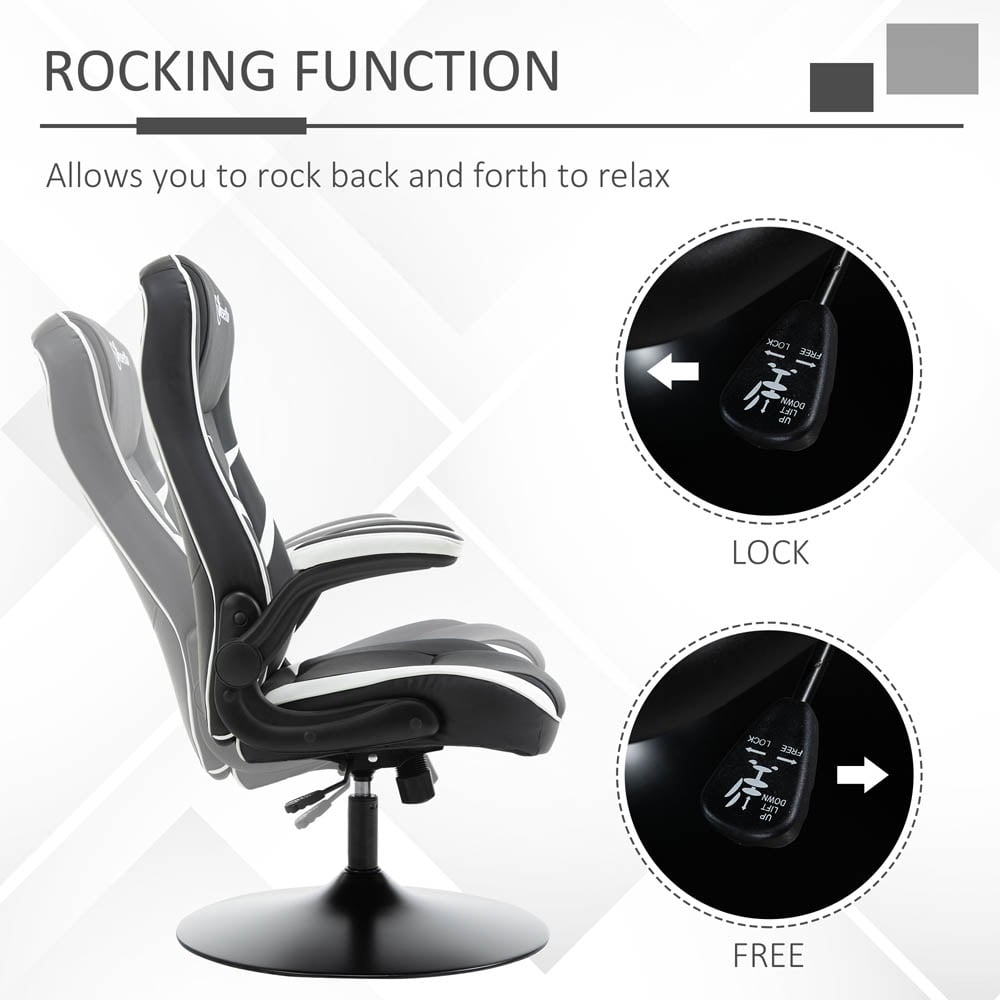 Portland Multicolour PVC Leather Ergonomic Swivel Gaming Chair Image 5