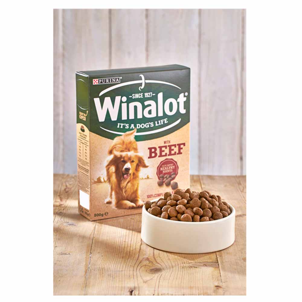 Winalot Beef Flavour Dry Dog Food 800g Image 4