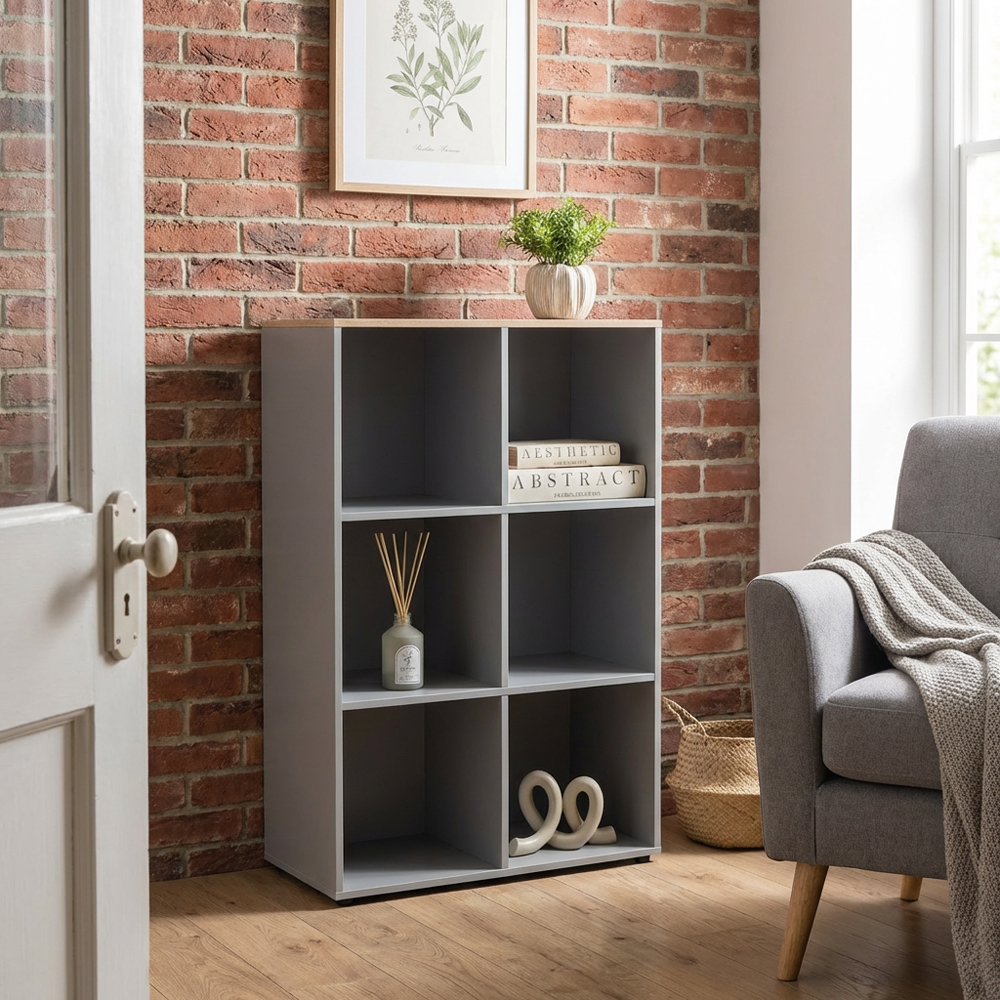 Cuba Sonoma Oak Storage Unit Grey 6 Image 4