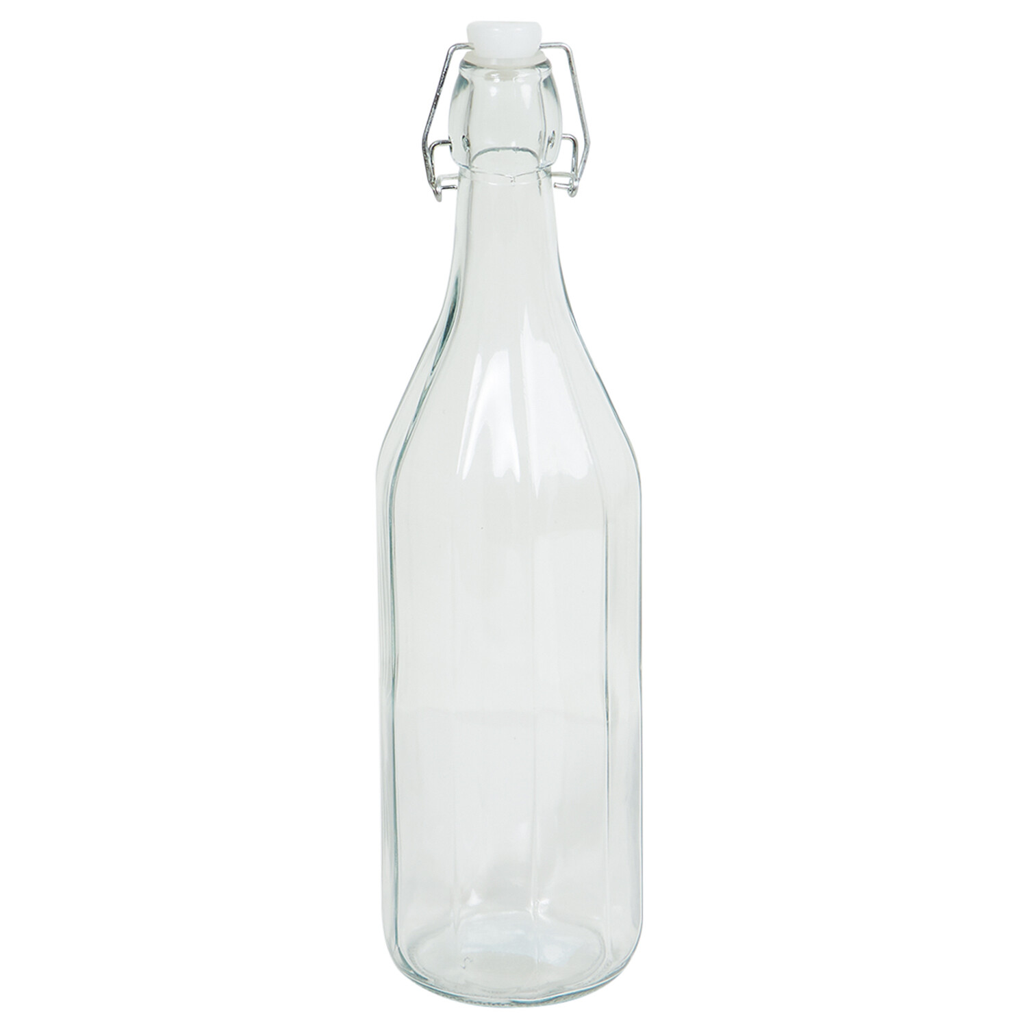 1L Ribbed Bottle and Clip Image 2