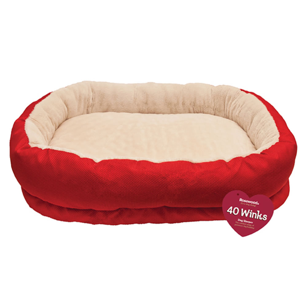 Rosewood Red Orthopaedic Pet Bed 34in Image 1