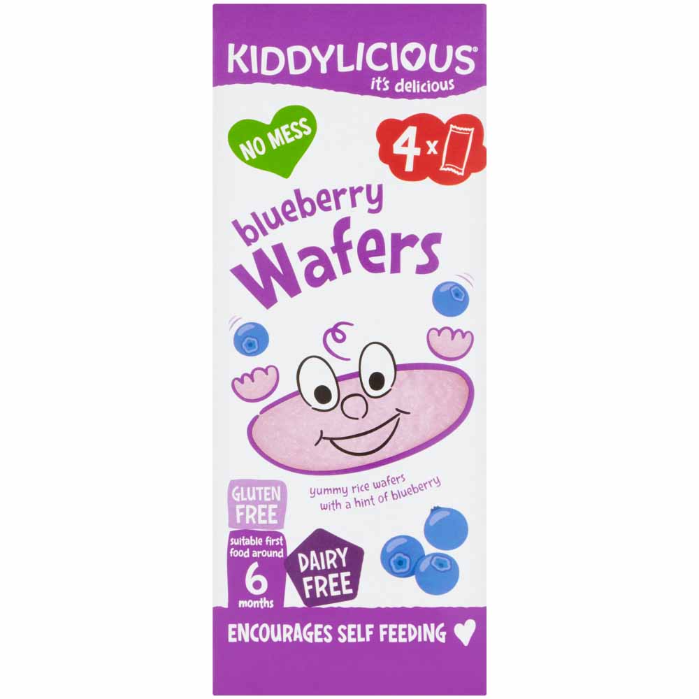 Kiddylicious Mini Wafers Blueberry 16g Image 2