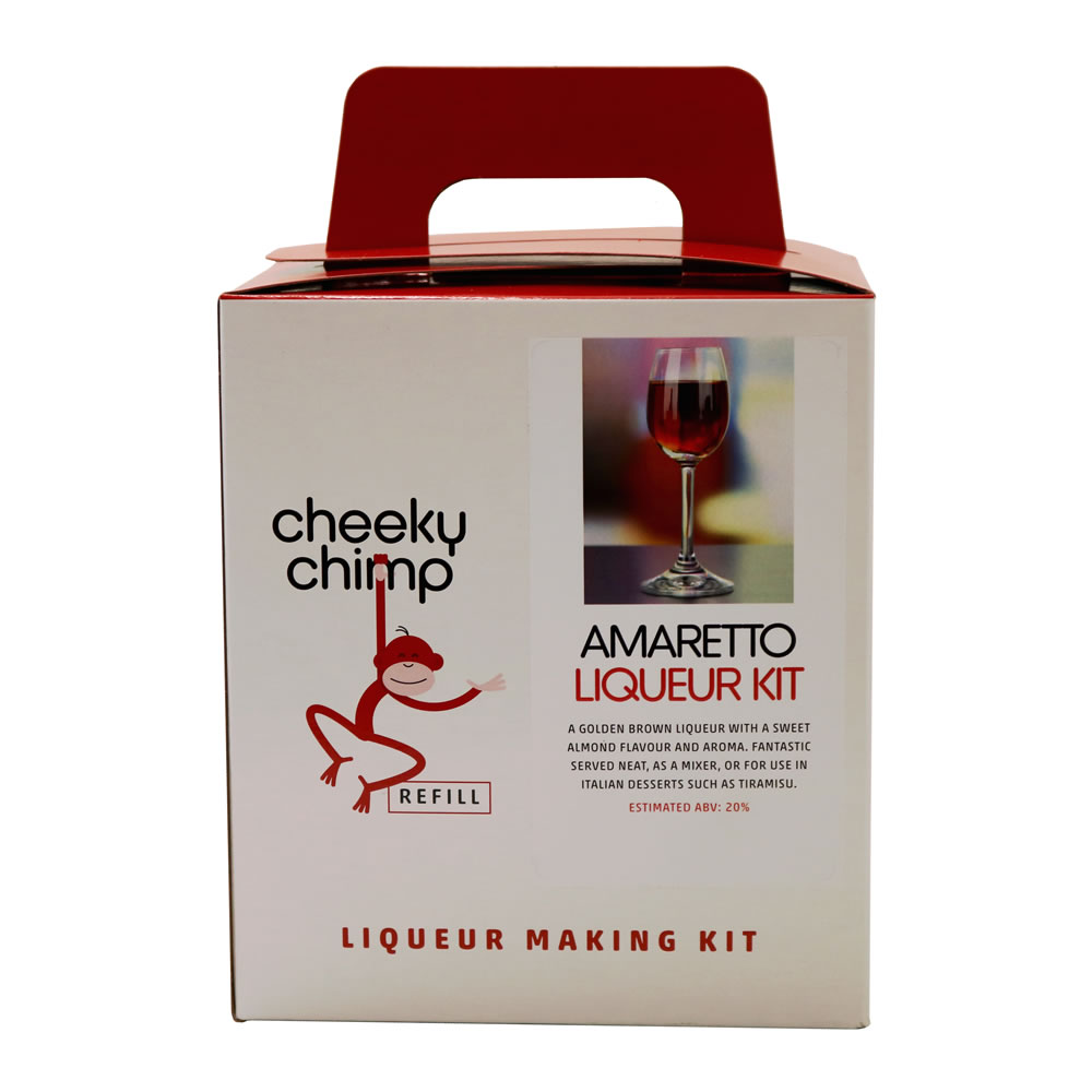 Muntons Cheeky Chimp Amaretto Liqueur Kit         Makes 6 x 750ml Bottles Image 1