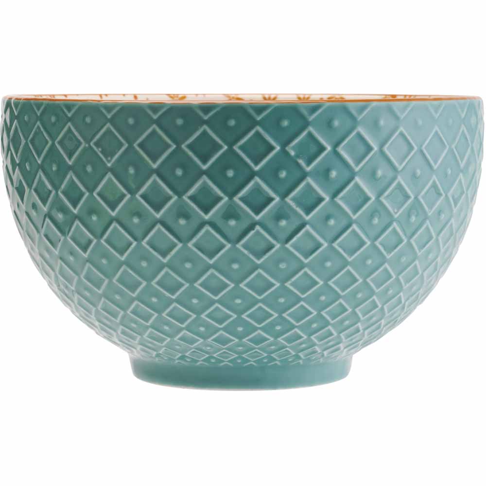 Wilko Mezze Medium Bowl Turquoise Image 1