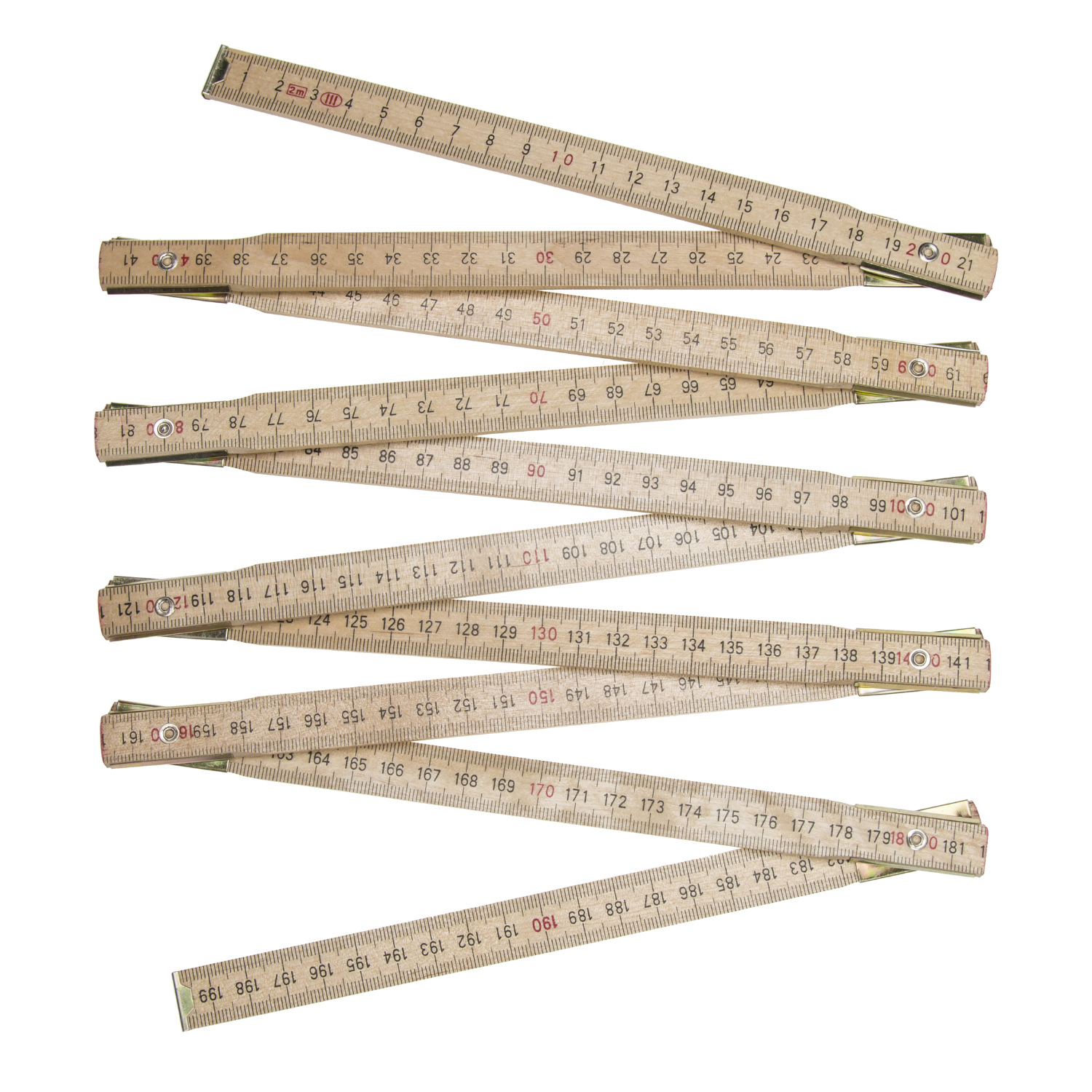 Folding Wooden Ruler Image 2
