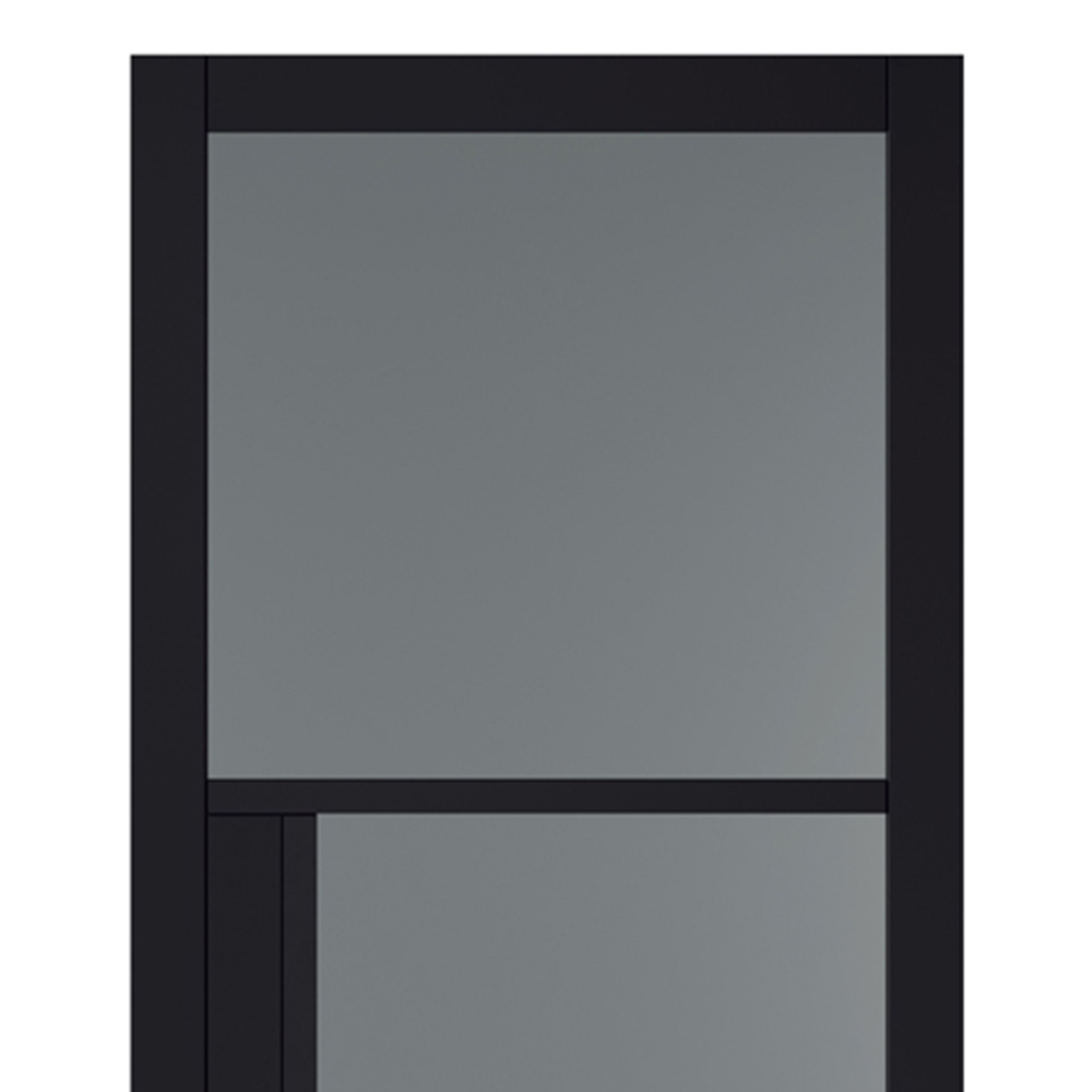 LPD Tribeca Black 3L Tinted Glass Internal Door 1981 x 686mm Image 2