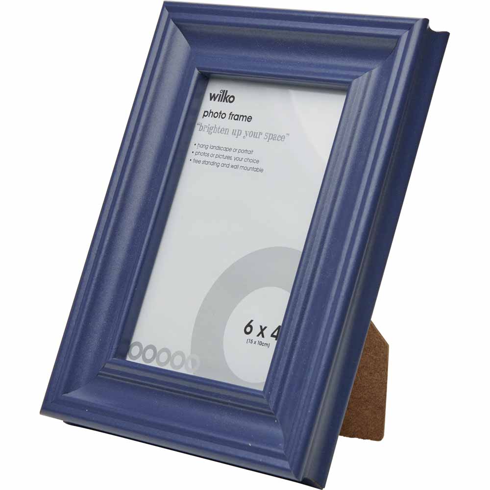 Wilko Vintage Navy Blue Photo Frame 6 x 4in Wilko