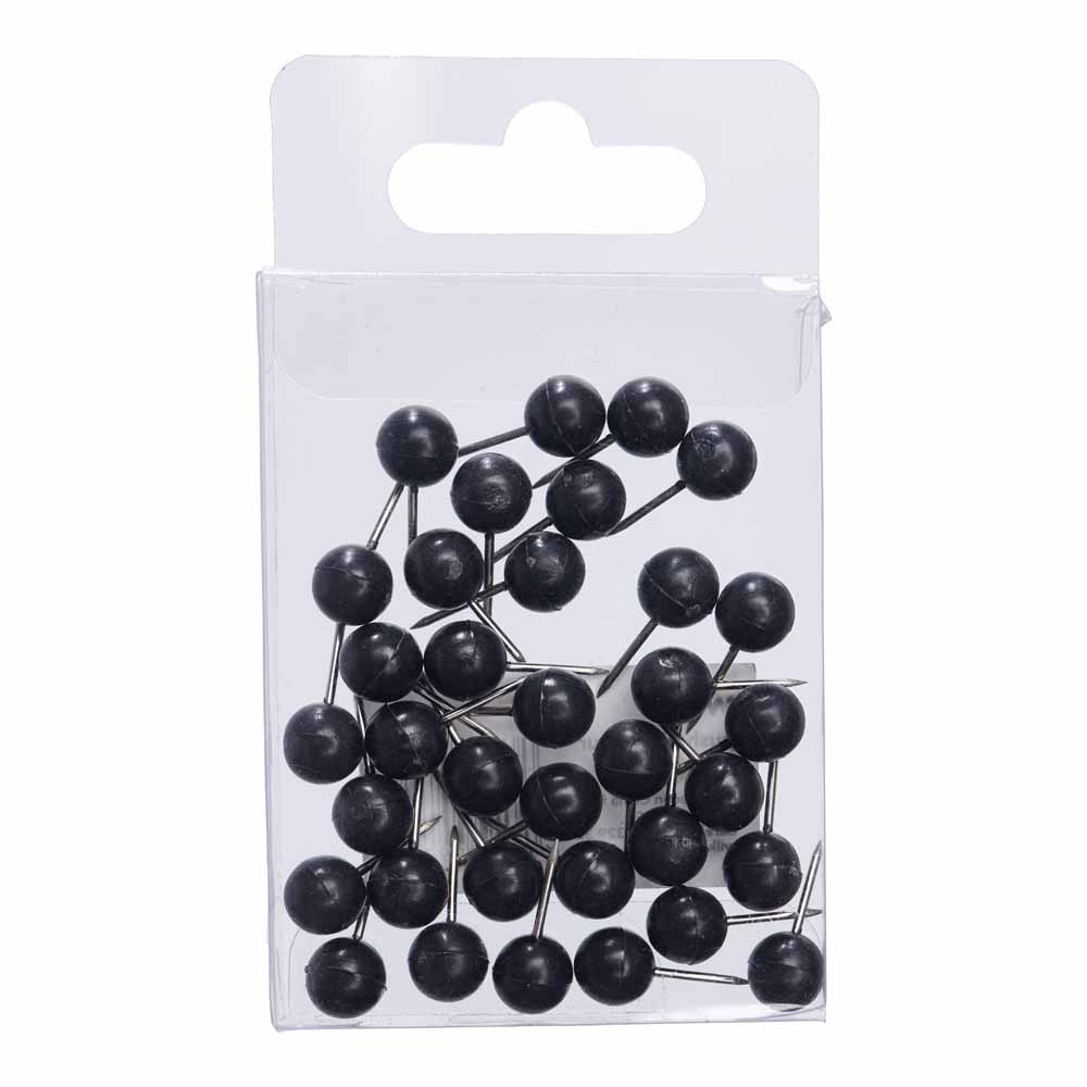 Wilko Push Pins Assorted Colours Image