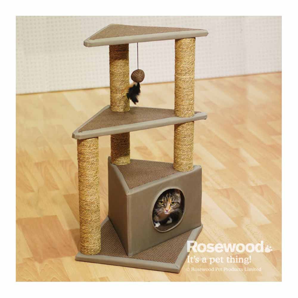 Rosewood Seattle Cat Tree Scratching Post Image 2