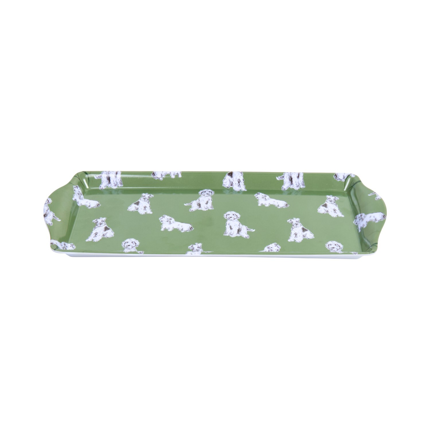 Waggy Tails Drinks Tray Sage Green Image 2