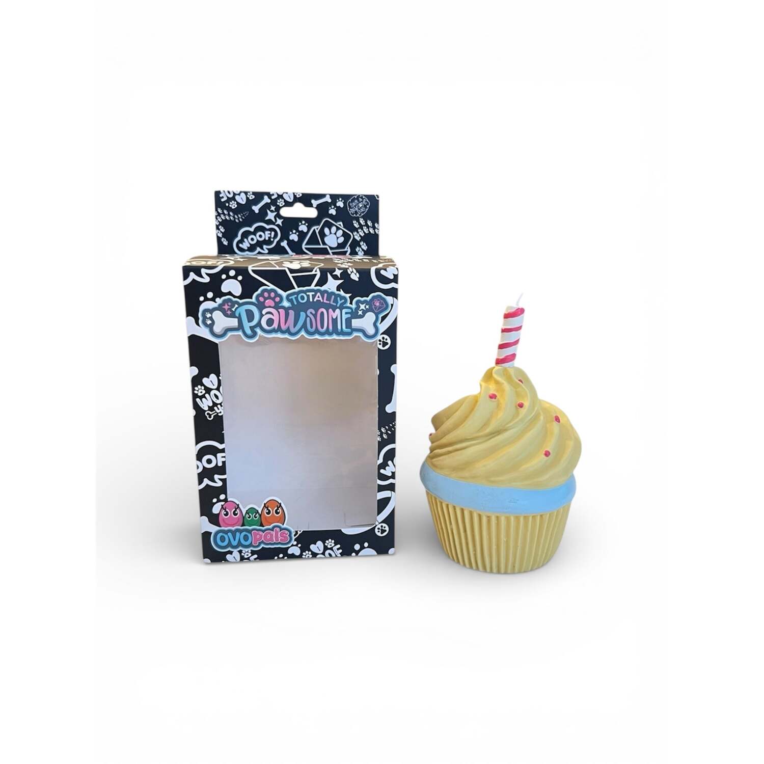 Totally Pawsome OVO Pals Birthday Cupcake Dog Toy Image 2