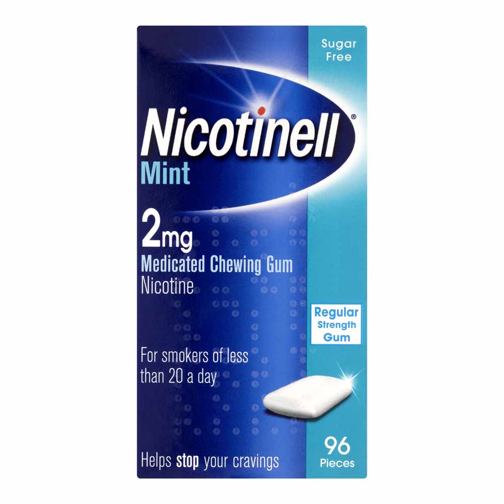 Nicotinell Mint Chewing Gum 2mg 96 pieces Image 2