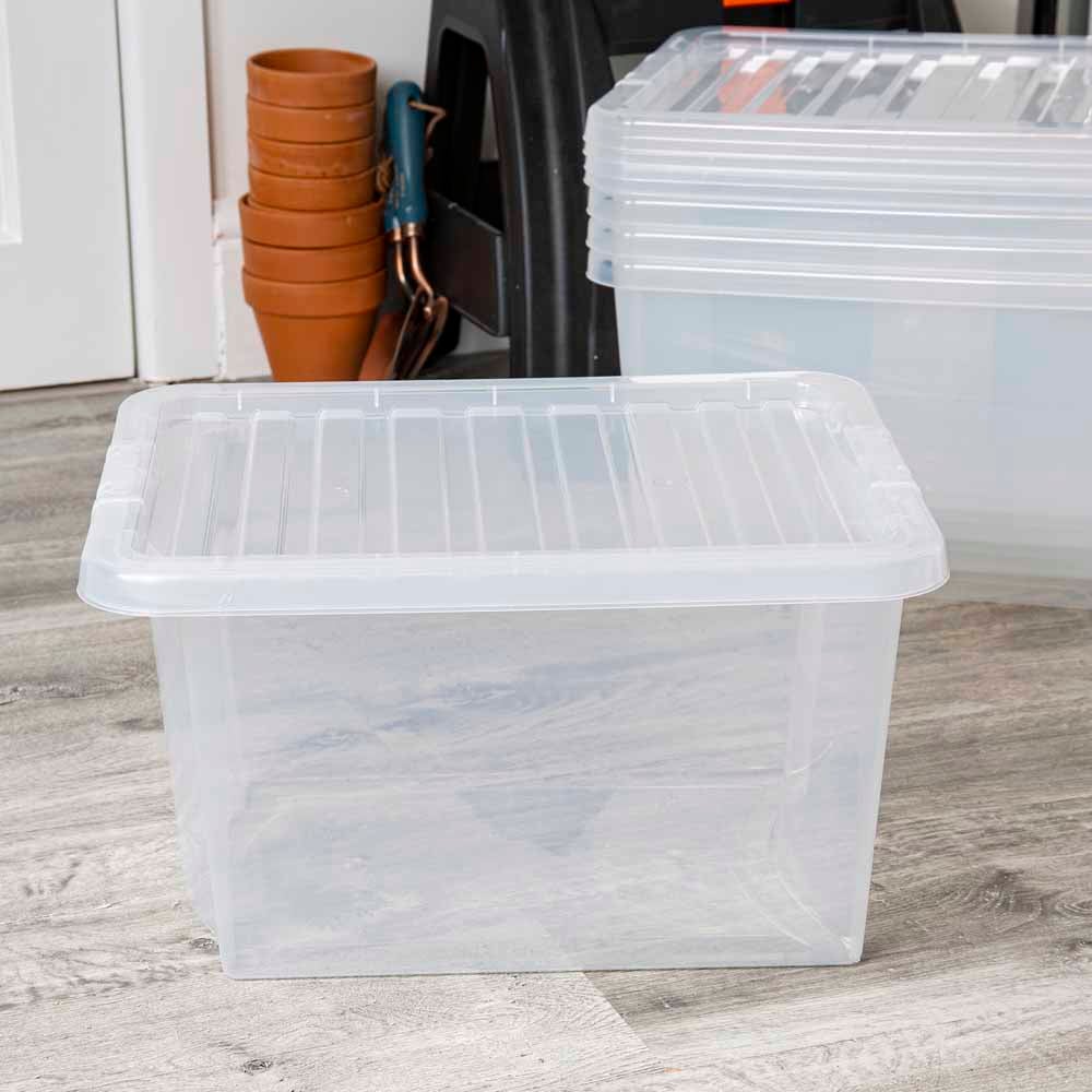 Wham 28L Crystal Storage Box and Lid 5 Pack Image 6