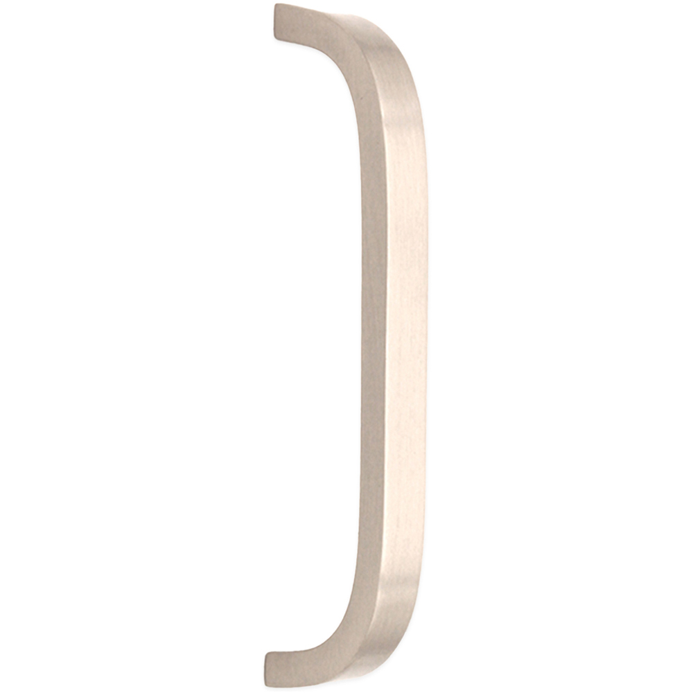 Spira Brass Satin Silver Curved Bar Handle 135mm Image 1