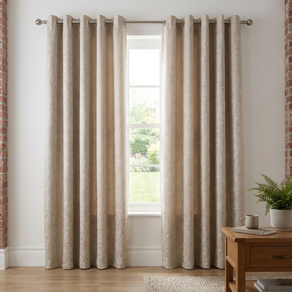 Maison Blackout Curtain Natural 168cm 137cm Image 3
