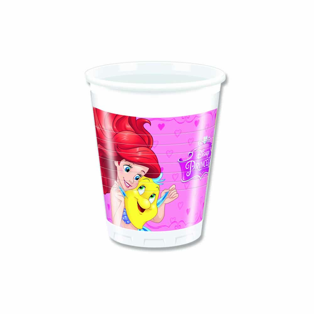 Disney Princess Plastic Party Cups 8 pack Image