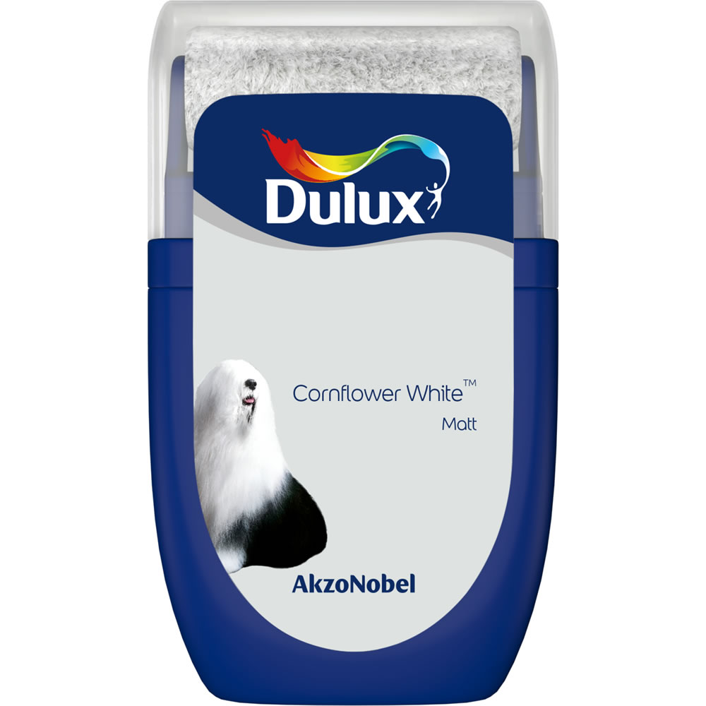 Dulux Cornflower Matt Emulsion Paint Tester Pot 30ml Image 1