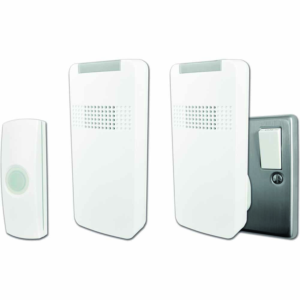 Wilko Premium Portable and Plug In Door Chime Image 1