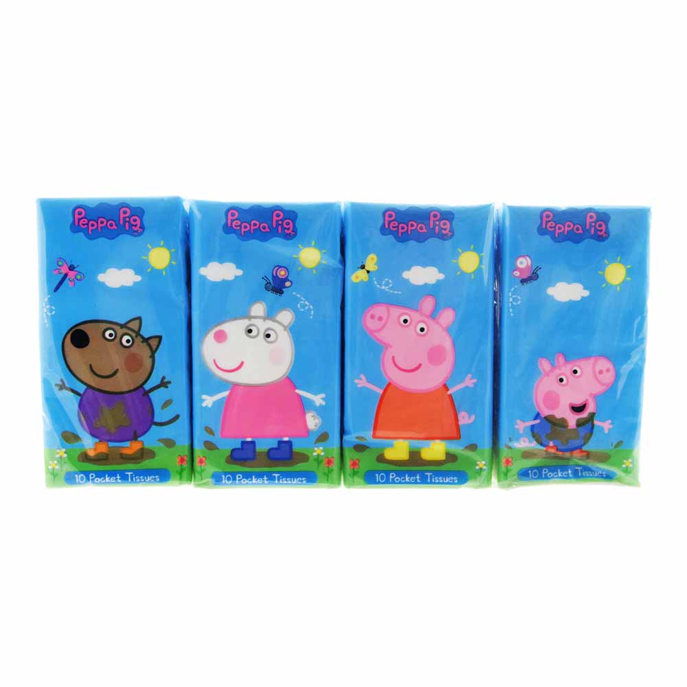 Peppa Pig Pocket Tissues 3ply 8pk Image