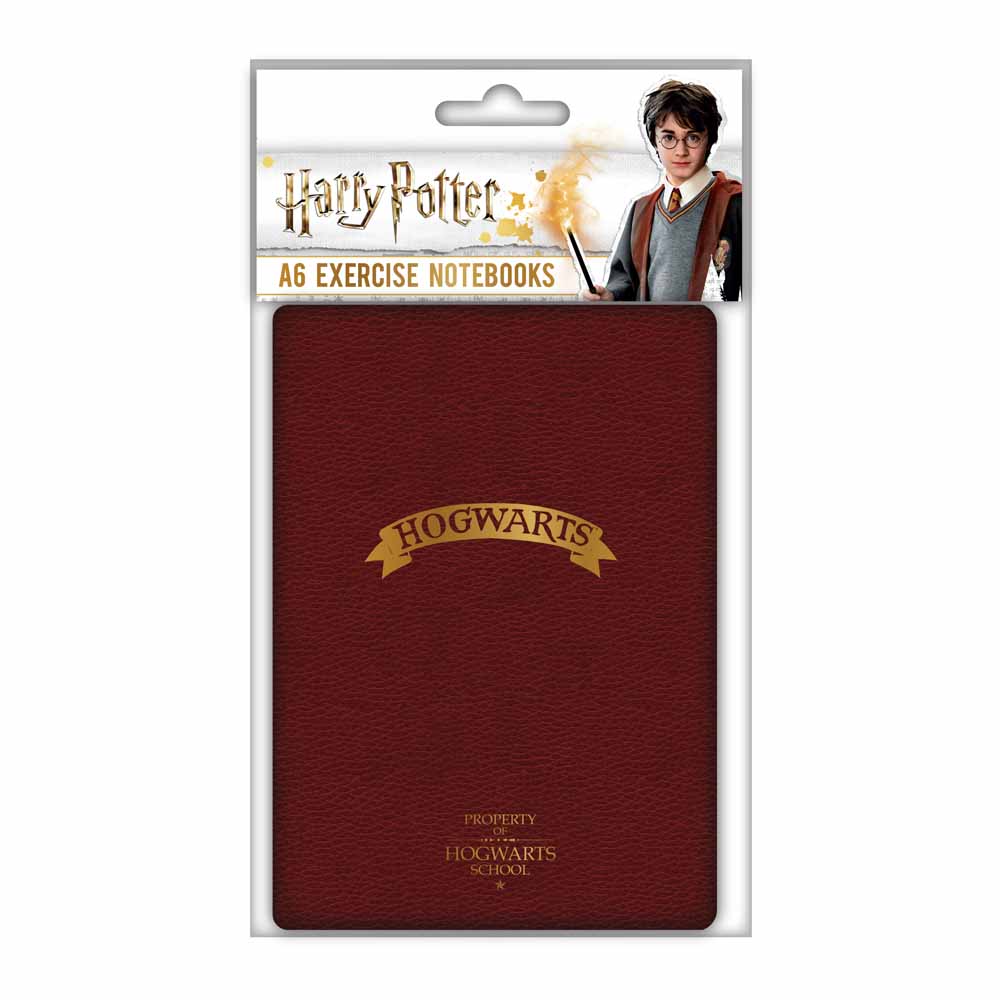 Harry Potter A6 Notebook 3 pack Image 1