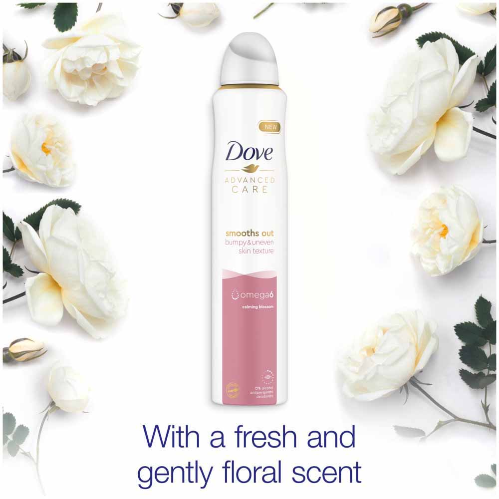 Dove Calming Bloss Antiperspirant Deodorant Aerosol 200ml Image 6