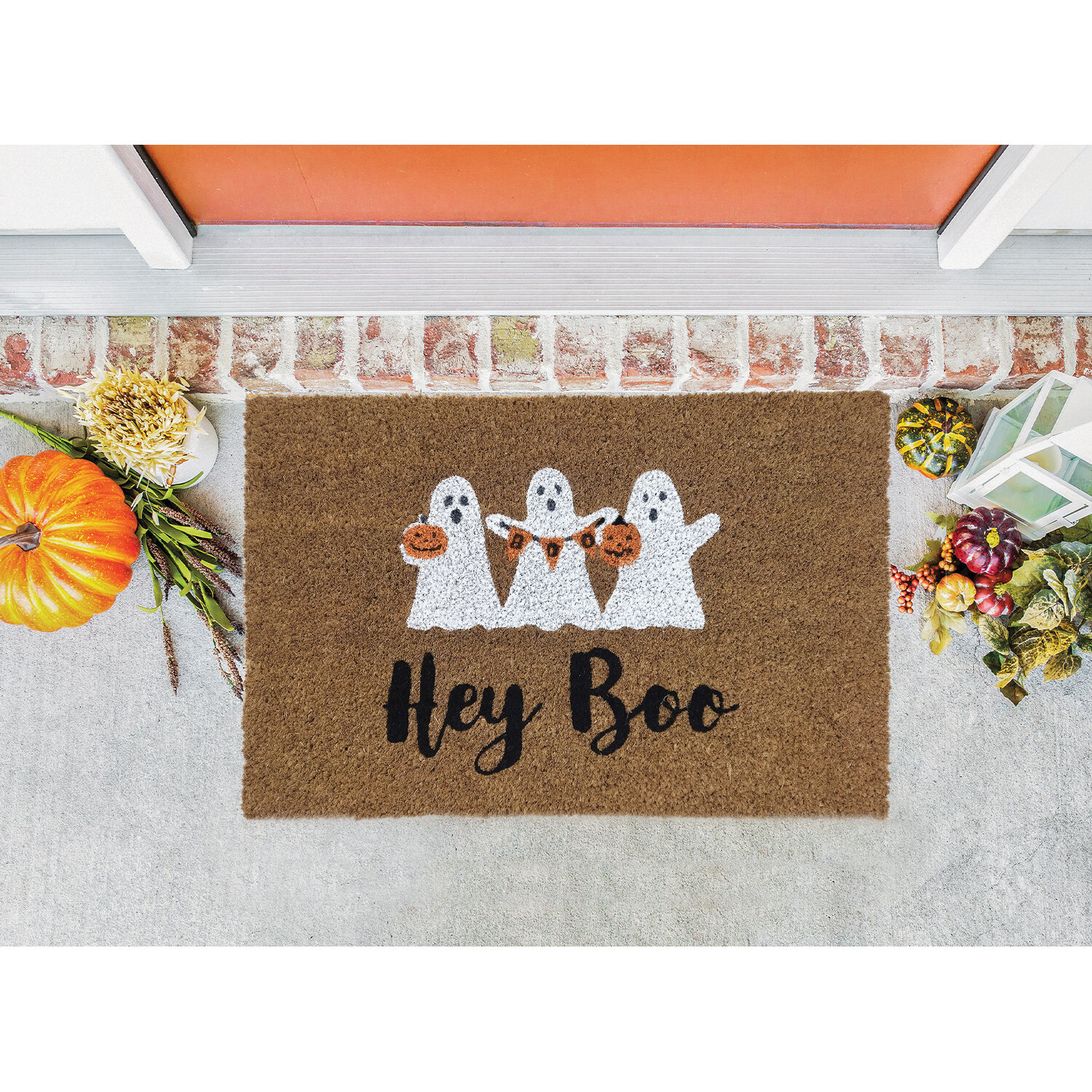 Halloween Printed Coir Mat - Brown Image 4