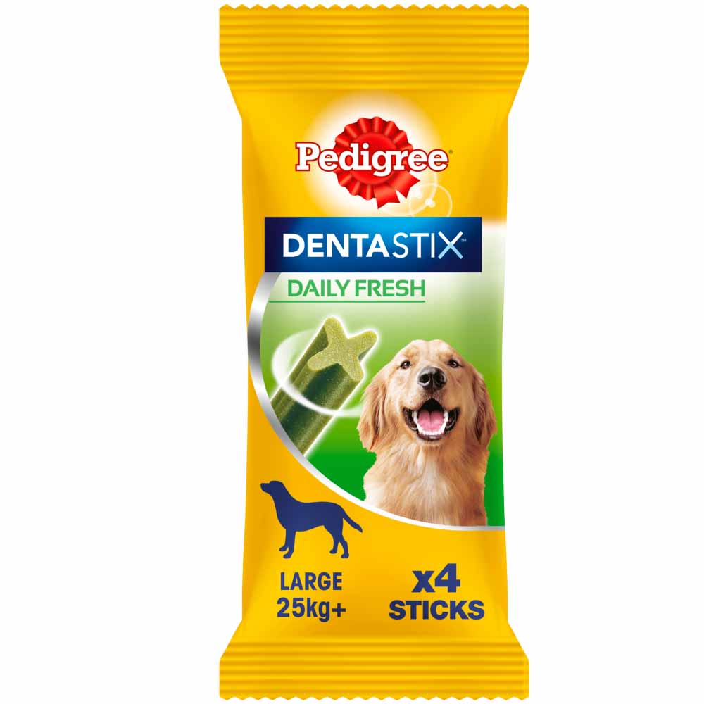 Pedigree Dentastix Fresh Adult Large Dog Dental Treats 154g 4 Pack Image 1