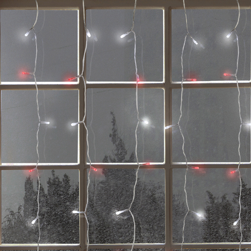 100 LED Christmas Curtain Light Image 3