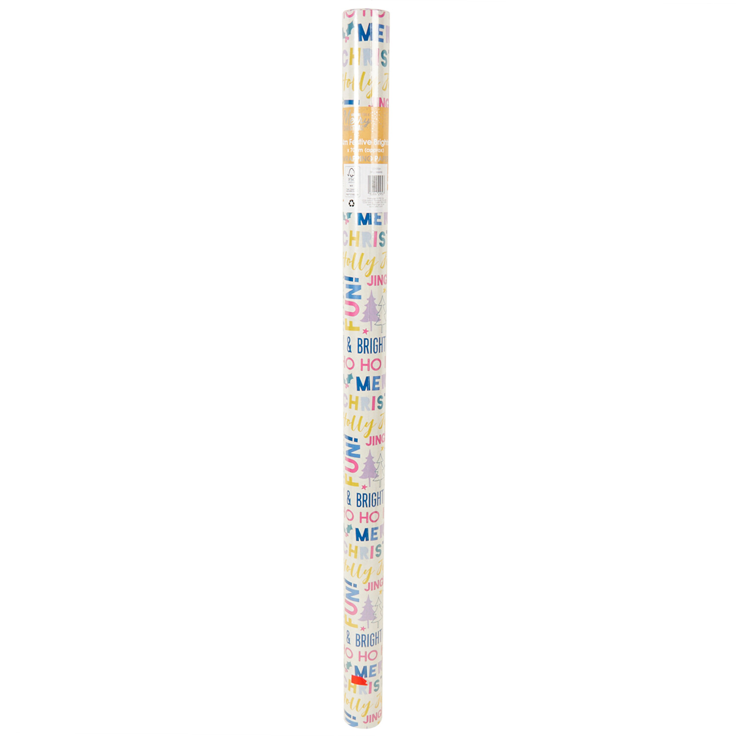 Festive Brights Gift Wrap 4m Image 5