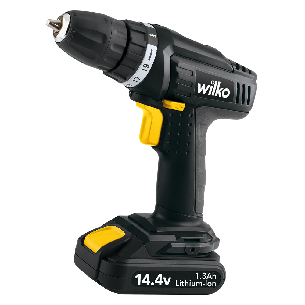 Wilko Cordless Drill Lithium Ion 14.4V Image 1