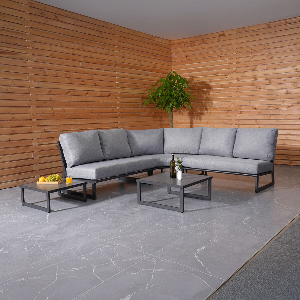 Rimini Sofa Set - Grey Image 9