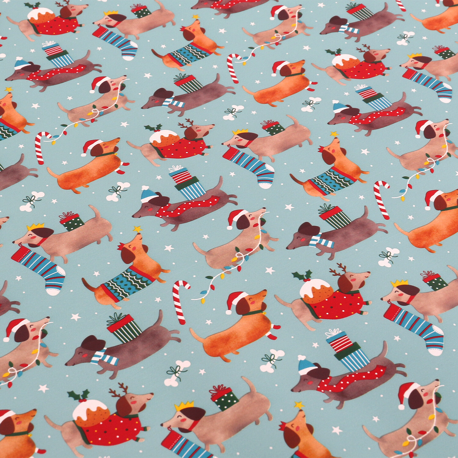 Festive Animals Wrapping Paper 8m Image 3