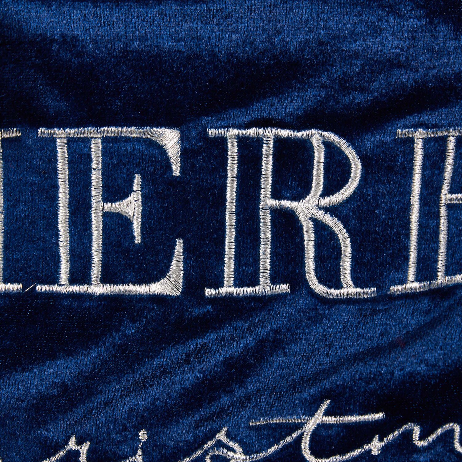 Velvet Xmas Sack with Embroidery Image 6