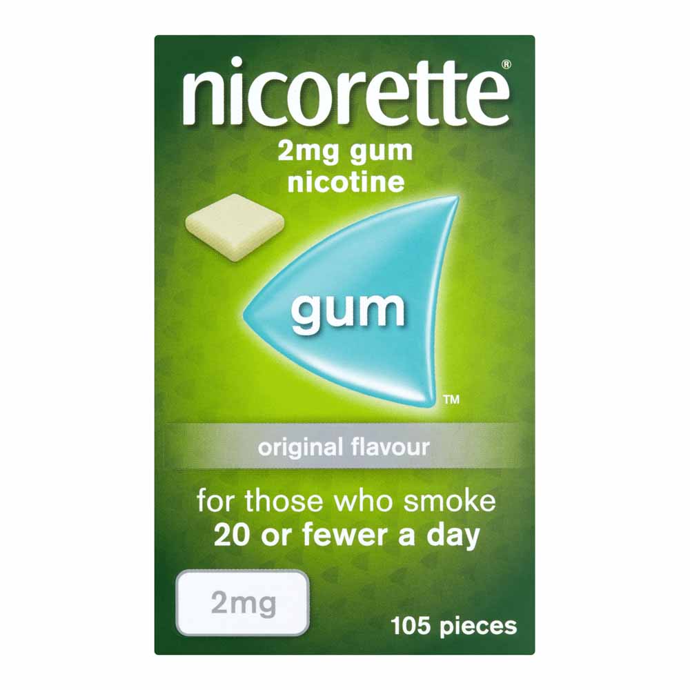 Nicorette Original Chewing Gum 2mg 105 pieces Image 1