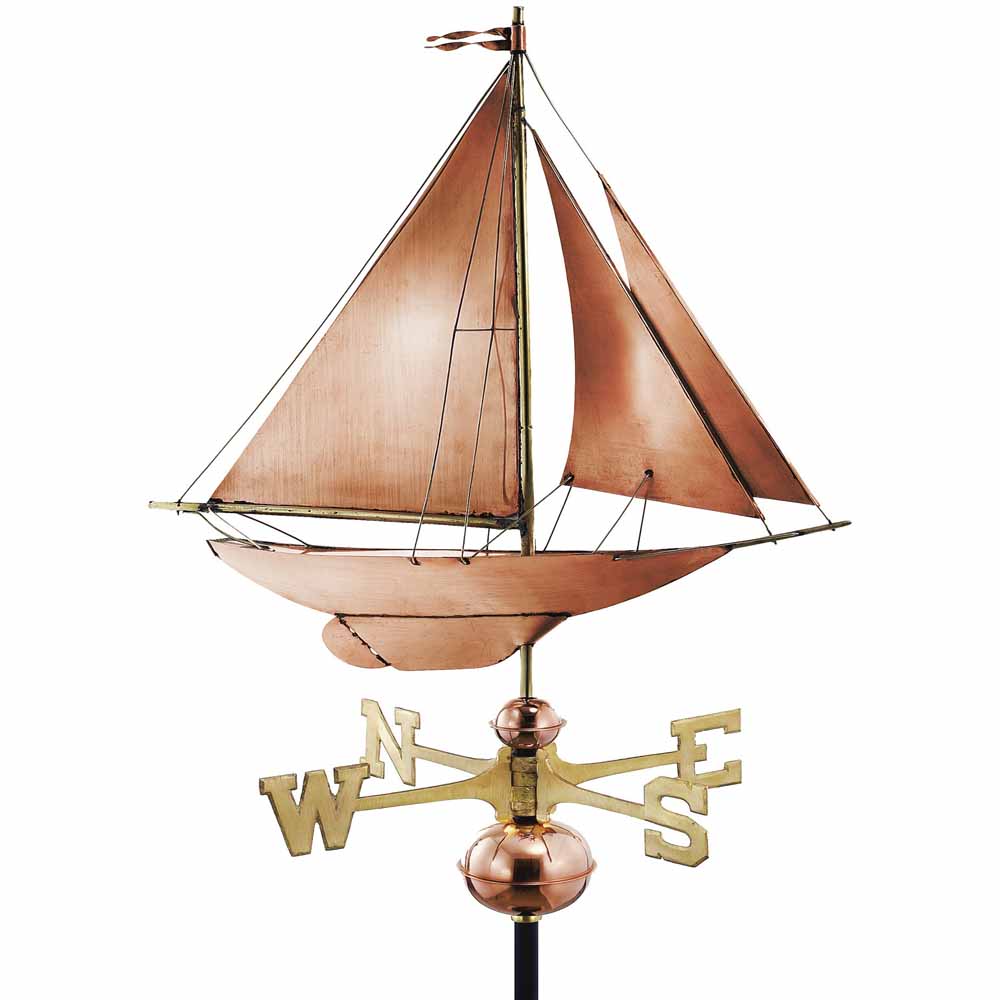 Espira Racing Sloop Farmhouse Weathervane Image 1