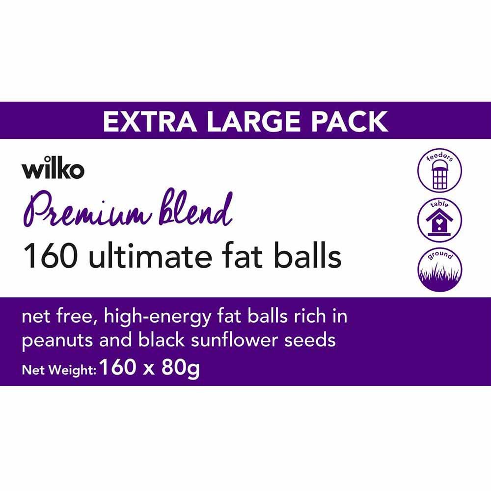Wilko Wild Bird Ultimate Fat Ball 160x80g Image 1