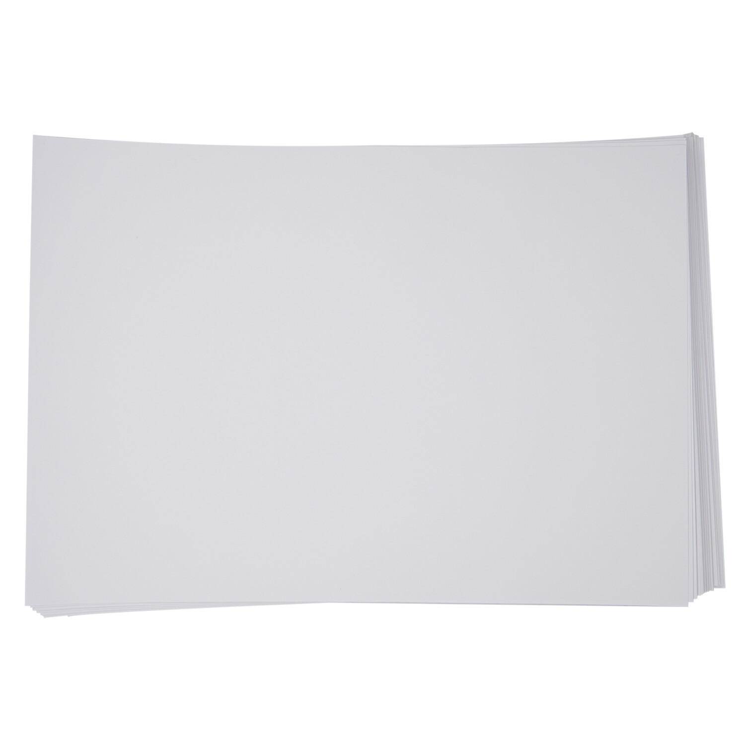 Pack of 50 White Card Sheets A3 - White Image 3