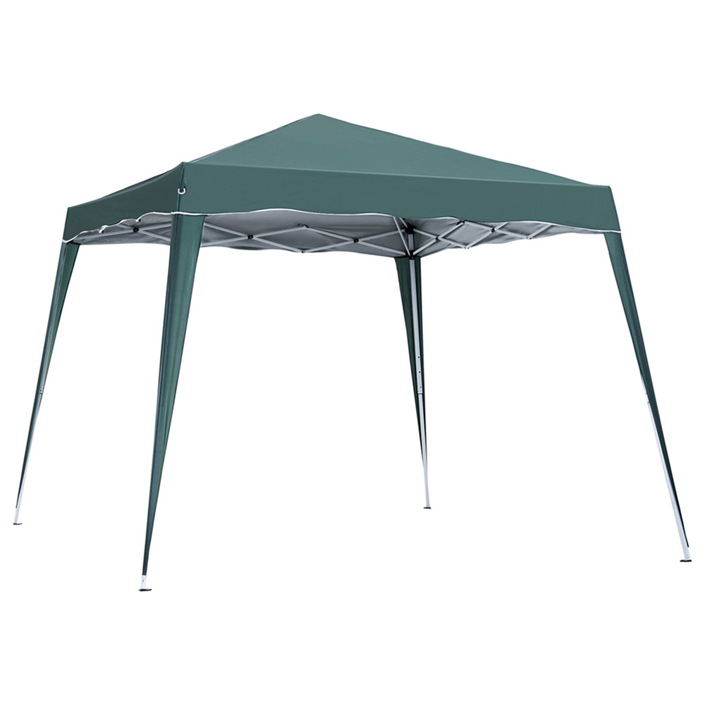 Outsunny 2.5 x 2.5m Green Awning Marquee Pop-Up Gazebo Tent Image 2