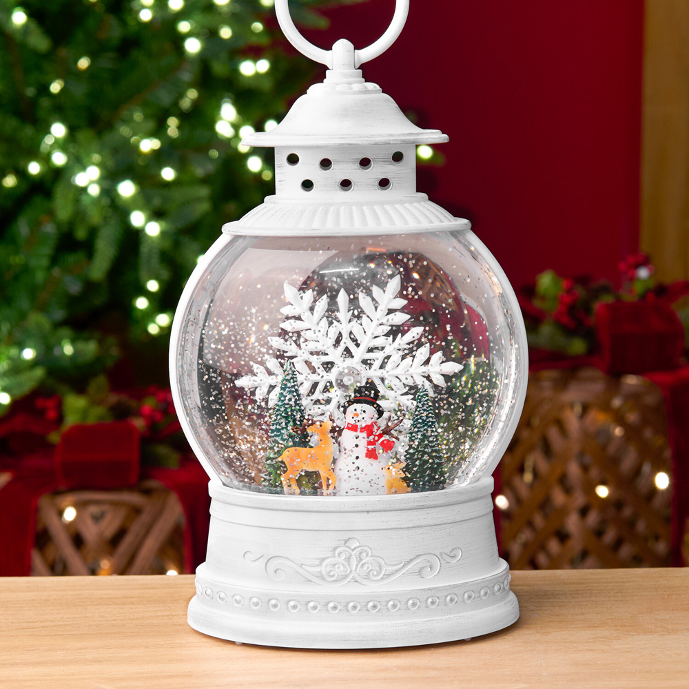 Spinning Snowflake Christmas Lantern Image 7